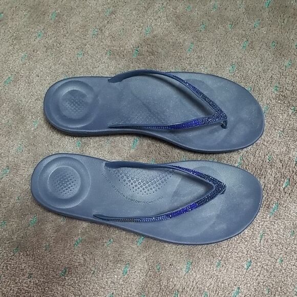 Blue Casual  Sandals By FIT FLOPS!!! NEW!!! - Picture 1 of 1